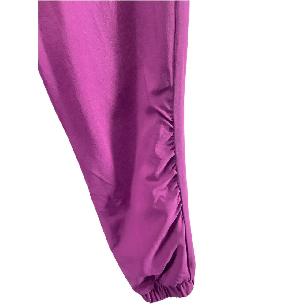 NWT All In Motion Girls' Purple Winter Woven Pants Youth Size XS 4/5